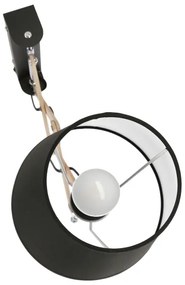 Nástenné svietidlo MITO 1xE27/40W/230V čierna