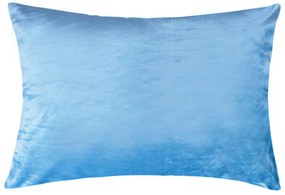 XPOSE® Mikroplyšová obliečka na vankúš - nová modrá 50x70 cm