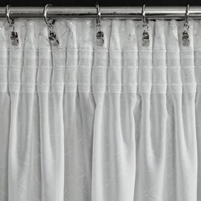 ZÁCLONA ROXI NA PÁSKE 140X270 CM BIELA