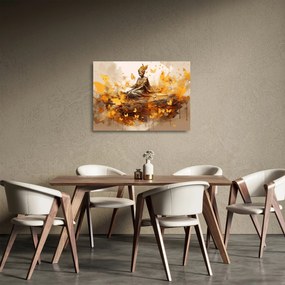 Sklenený obraz - Liečiteľka (70x50 cm)
