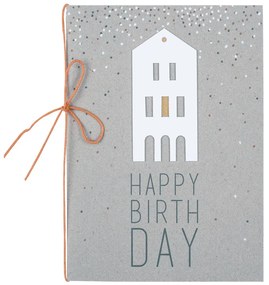 Räder Papierové prianie k narodeninám LITTLE HOUSE HAPPY BIRTHDAY