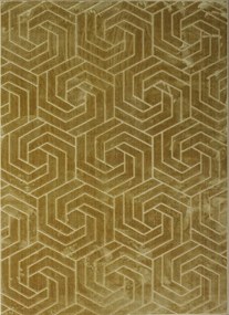 BE Koberec Kolekcia Zen Garden 2401 YELLOW – žltý obdĺžnikový Rozmer: 60x100 cm