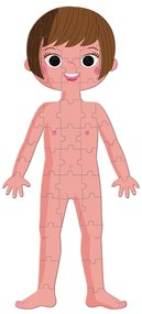 Vzdelávacie puzzle - Ľudské telo - 50, 75, 100 ks