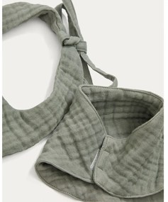 Zelené mušelínové podbradníky v súprave 2 ks Prune – Kave Home