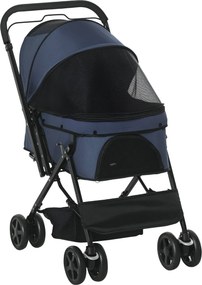 PawHut Kočík pre Psov a Mačky pre Malé Psy a Mačky - Oxfordská Modrá 76,5 x 52 x 95 cm | Aosom