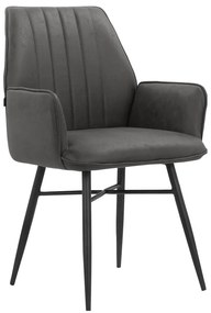 Antracitové jedálenské stoličky v súprave 2 ks Anzo – Støraa