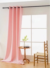 Záves OXFORD LIGHT 140x250 cm, ružový Zavesenie: Riasiaca páska