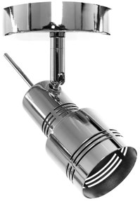 Toolight - Stropná/nástenné svietidlo, reflektor 1xGU10 392197, chrómová, OSW-08481