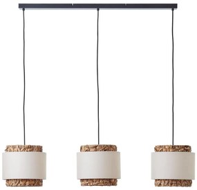 Brilliant - Luster na lanku WATERLILLY 3xE27/60W/230V krémová