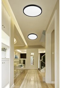 Top Light - LED Stmievateľné stropné svietidlo REVIT LED/70W/230V pr. 75 cm čierna