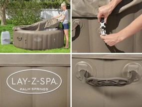 Bestway Lay-Z-Spa Palm Springs Jacuzzi 4-6 osôb 60017