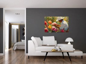 Obraz - Záhradník (90x60 cm)