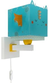 Dalber 64389 - Detské nástenné svietidlo LITTLE DRAGON 1xE27/15W/230V
