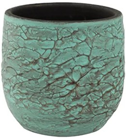 Indoor Pottery Pot Evi Antiq Bronze 18x16 cm