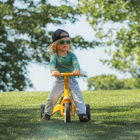 PETITE&amp;MARS - Detská trojkolka 5v1 TURBO Intense Ochre