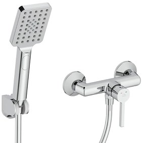 Laveo Alita, sprchová batéria s ručnou sprchovou súpravou, chrómová, LAV-BVA_041D
