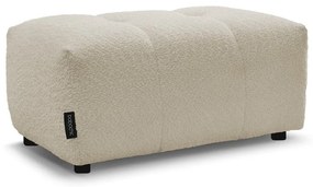 Béžová podnožka z textílie buklé Roxelane – Bobochic Paris