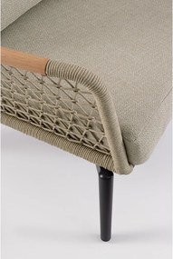 Svetlohnedá záhradná pohovka z masívu akácie Eulero – Bizzotto