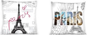 Obliečka na vankúš CITY Paríž - 40x40 cm