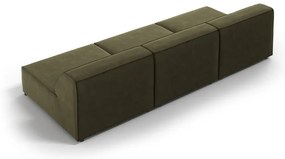 Zelená zamatová pohovka 240 cm Jodie – Micadoni Home