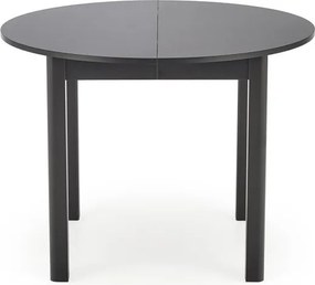 Rozkladací jedálenský stôl 102-142 cm Ralllon (čierna) (pre 4 6 osôb). Vlastná spoľahlivá doprava až k Vám domov. 1049299