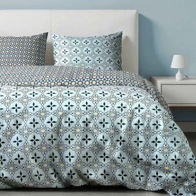 RENFORCÉ OBLIEČKY MINIMAL MINT EXCLUSIVE 200X220 CM, 2KS 70X80 CM VZOROVANÉ