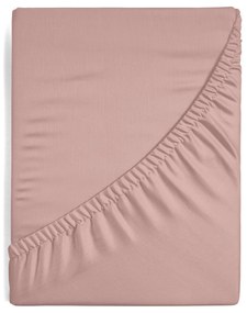 MAKOSATÉNOVÉ PRESTIERADLO NOVA 140X200 CM, VÝŠKA 30 CM PÚDROVO RUŽOVÉ