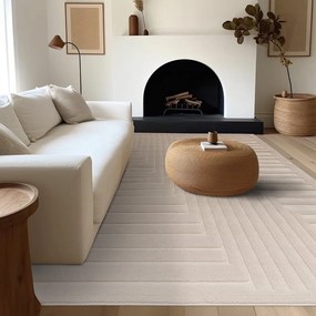 Krémovobiely koberec 120x170 cm Valley – Asiatic Carpets