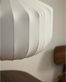 Biele stropné svietidlo s textilným tienidlom ø 51 cm Somar – Kave Home