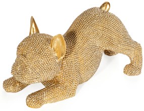 DEKORAČNÁ SOŠKA ELDO 19X8X9 CM ZLATÁ