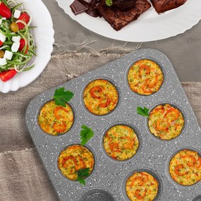 Kovová forma na pečenie muffinov 26,5x35 cm Grande – Orion