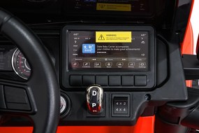 Ramiz Jeep Wrangler Rubicon LIFT elektrické autíčko pre deti oranžové