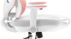 Ergonomické ružové detské kreslo HC-999 - látkové