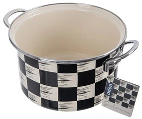 Hrniec smalt ŠACHOVNICA Lem 3 l