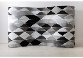 Behúň INTERO PLATIN 3D Trojuholníky sivá Veľkosť: 100 cm