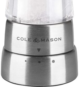 Cole&Mason - Mlynček na soľ DERWENT 19 cm lesklý chróm