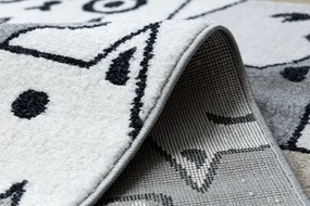 Dywany Łuszczów, Detský kusový koberec Fun Gatti Cats multi, 160x220, šedá, detská izba