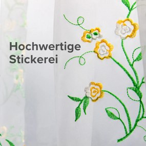 Kvetinová záclona 45 x 120 cm