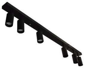 Bodové svietidlo FARGO 6xGU10/30W/230V čierna