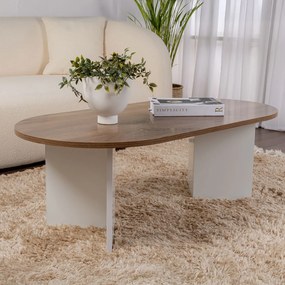 Konferenčný stolík Sable Walnut White