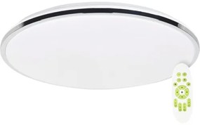 TOP-LIGHT LED stropné stmievateľné svietidlo SILVER KXL RC, guľaté