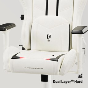 Herné kreslo Diablo X-Ray 2.0 King Size, bielo-čierne