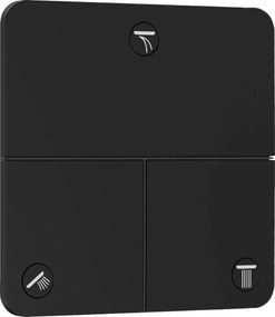 Hansgrohe ShowerSelect Comfort Q, ventil pod omietku pre 3 spotrebiče, čierna matná, HAN-15587670