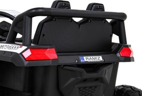 Ramiz Buggy UTV 2000M Racing Battery Car Biela + MP3 Sounds Svetlá + diaľkové ovládanie + pomalý štart