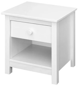 IDEA nábytok Nočný stolík TORINO biely