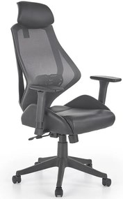 Kancelárske kreslo Hasel čierna/Šedá