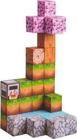 Magnetická stavebnica MAGNETIC Les, voda a domčeky, 384 dielikov