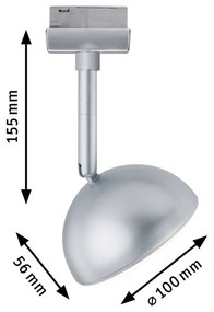 Paulmann URail Hemi LED bodové svetlá 3 000K chróm