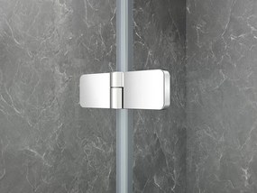 Polysan Polysan, GLOBE CHROME štvorcová sprchová zástena 800x800mm, číre sklo, ľavá, GB1080-3215LC