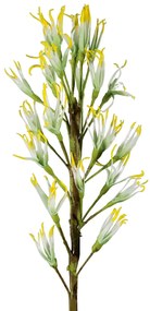 Dekoračný kvet 70 cm, dĺžka s kvetmi 35 cm, žltá